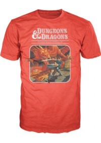 T-Shirt Dungeons And Dragons Par Bioworld - Dragon (Rouge)